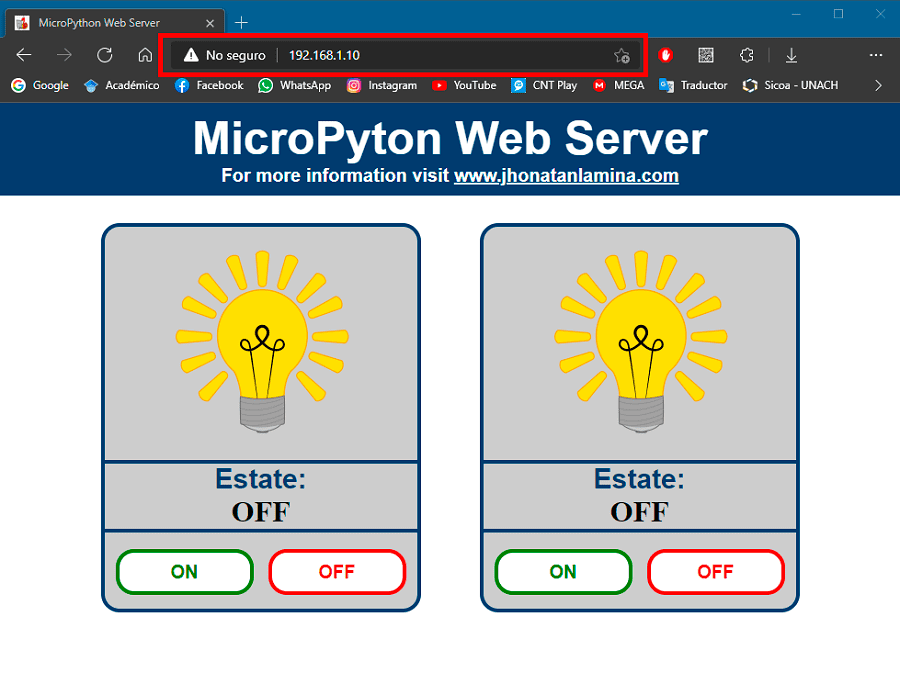 servidor web micropython