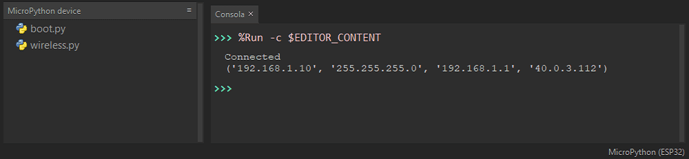 esp32 wifi micropython