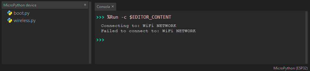 esp32 wifi micropython